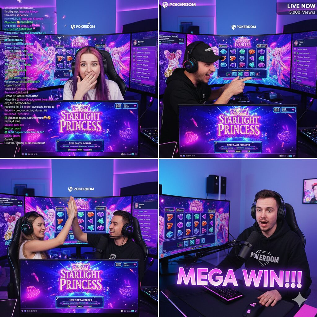 Starlight Princess popularity among online casino streamers