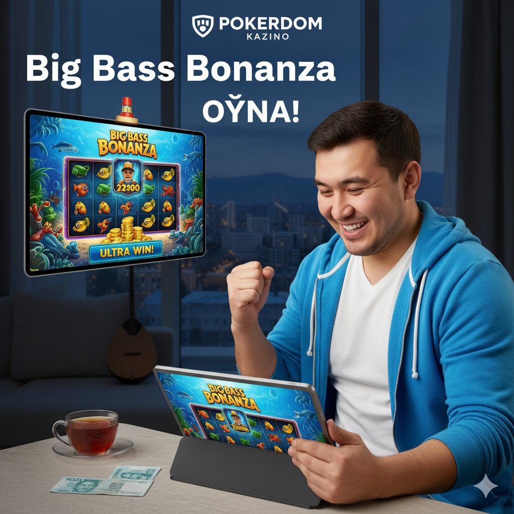 Pokerdom Казино Қазақстан Big Bass Bonanza ойнаңыз