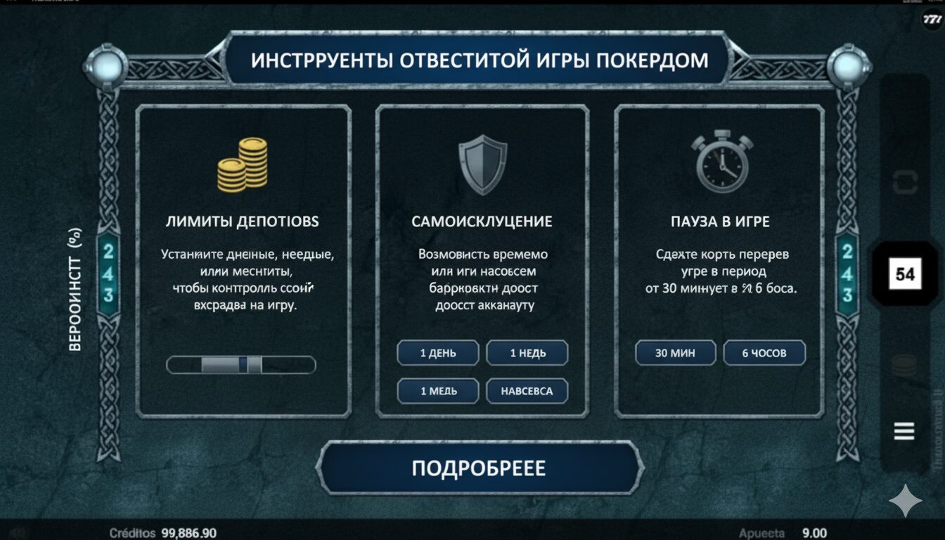 Responsible Gaming Tools at Pokerdom