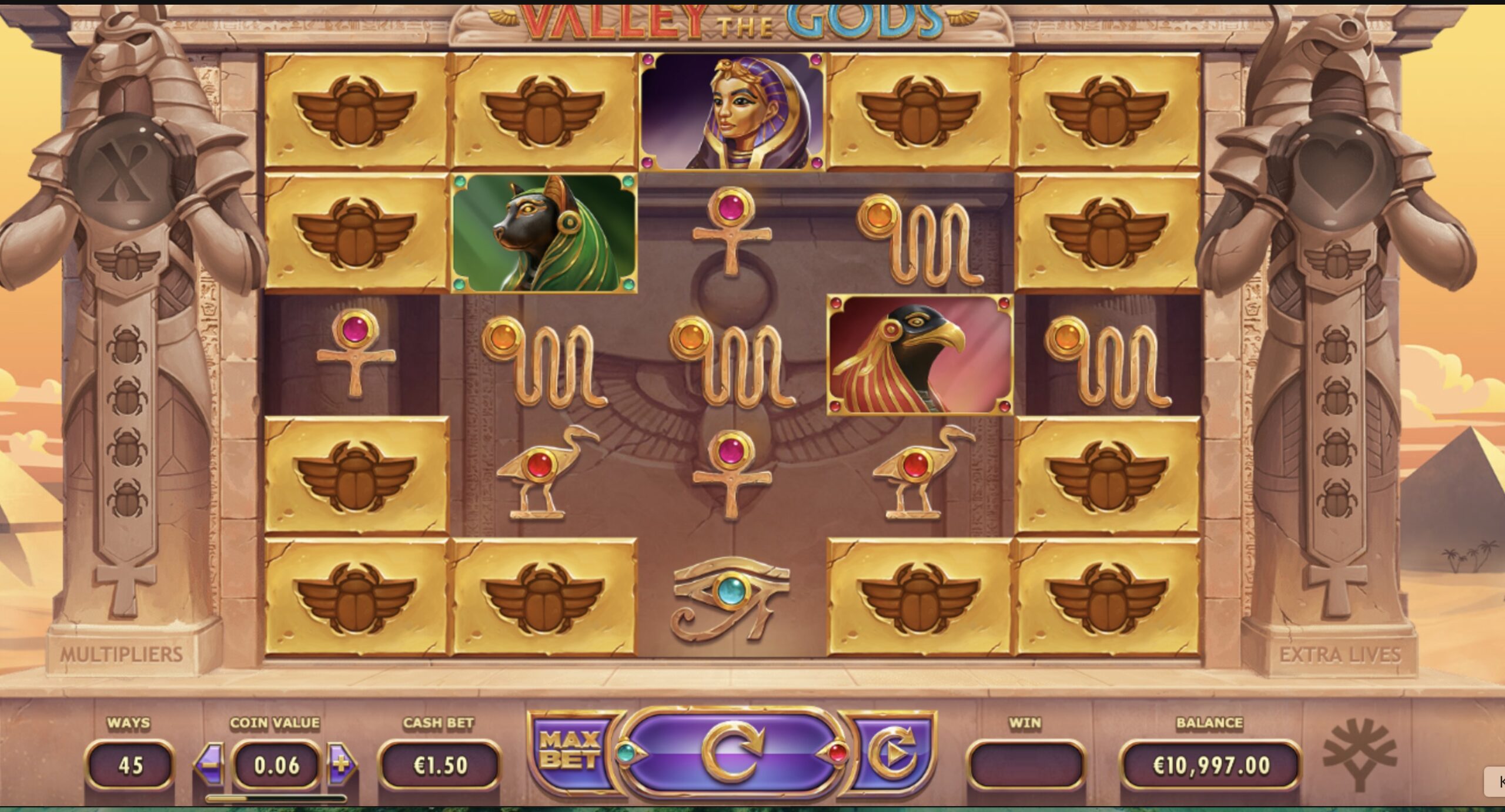 Pokerdom bonuses and promotions for playing Valley of the Gods