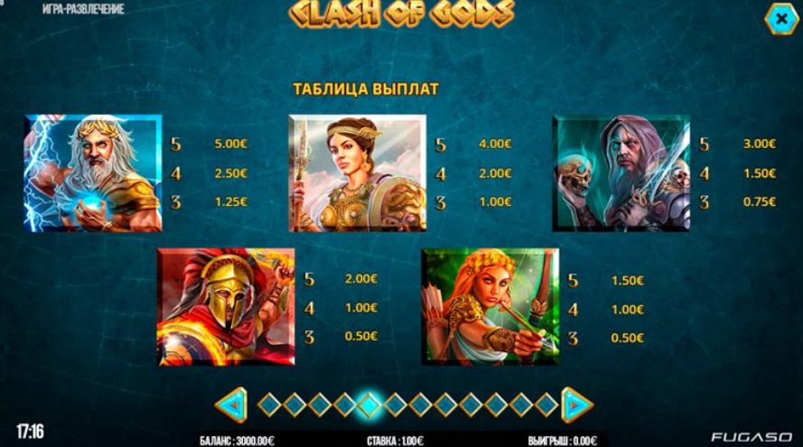 Clash of Gods slot mashinasi: mistik belgi va progressiv jackpot