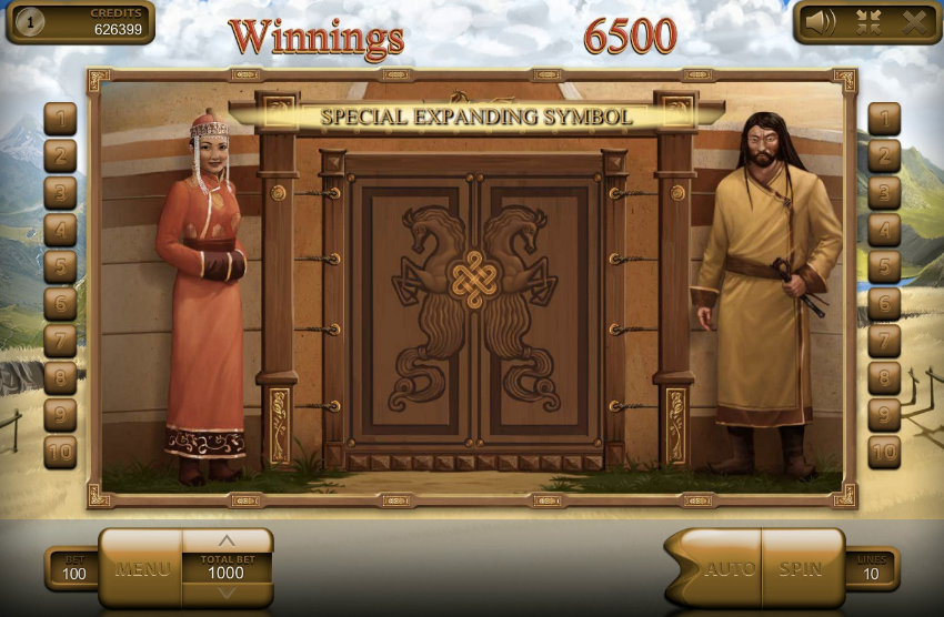 Mongol Treasures: потрясающий слот с расширяющимися знаками и FS