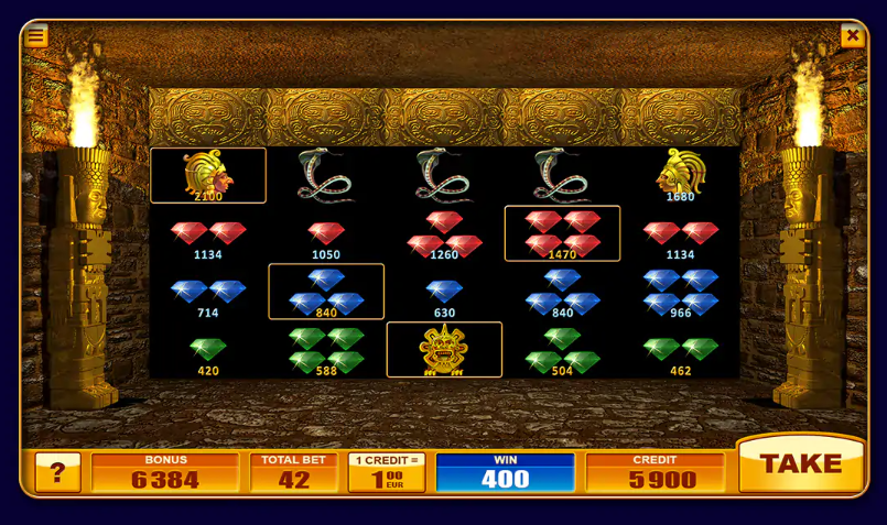 Aztec Gold от Novomatic: золото ацтеков не за горами!