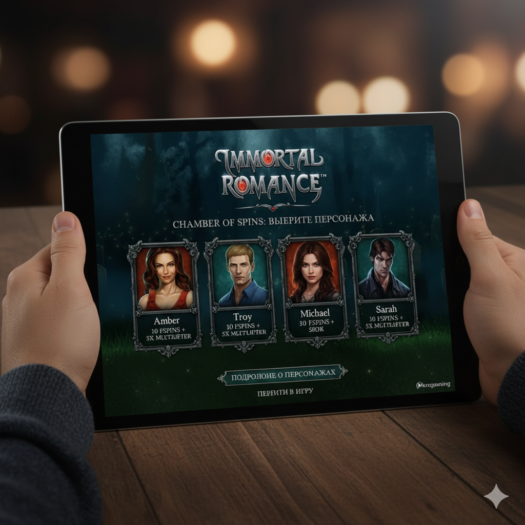 Экран выбора персонажа в Chamber of Spins