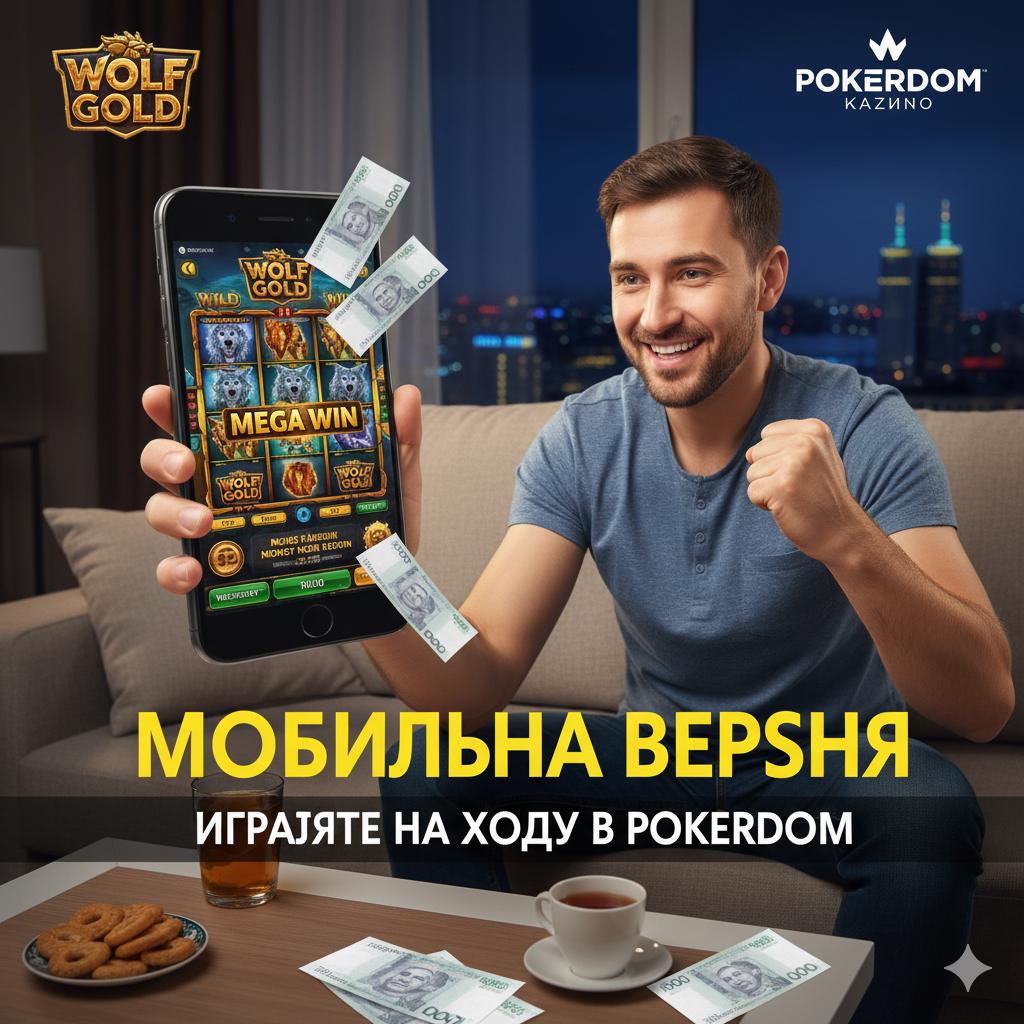 Мобильная версия Wolf Gold в Pokerdom