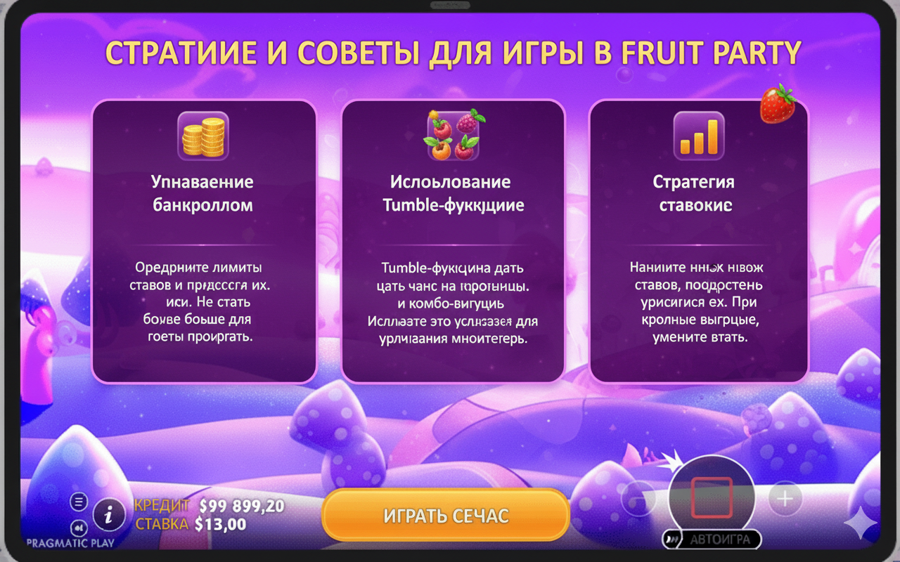 Стратегии и советы для игры в слот Fruit Party