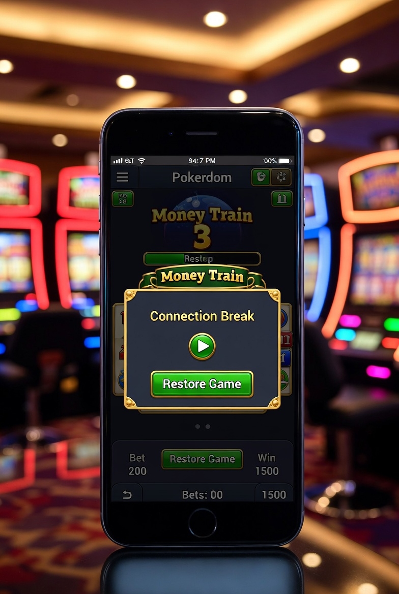 Демонстрация восстановления игровой сессии после обрыва связи в Money Train 3