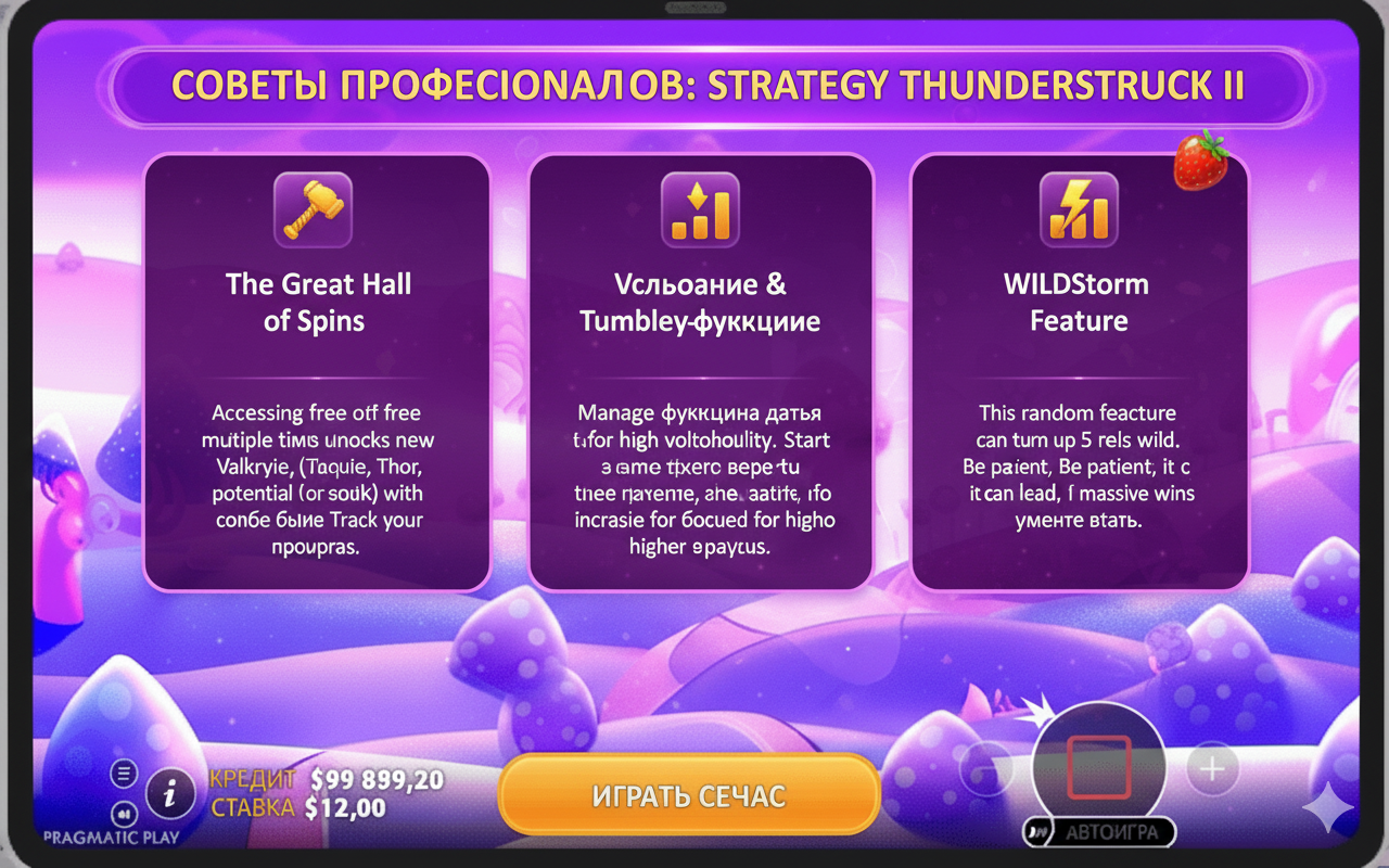 Thunderstruck 2 strategiyasi bo‘yicha professional maslahatlar