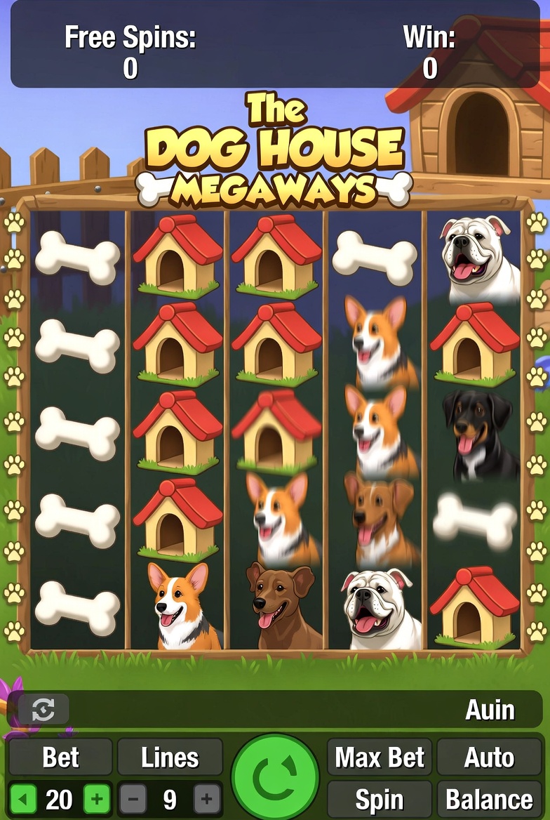 Геймплей слота The Dog House Megaways