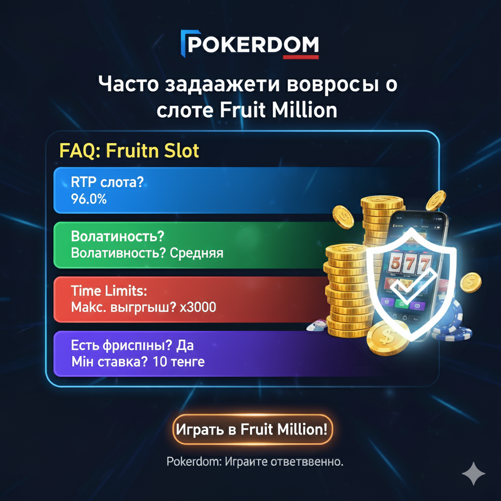 Ответы на частые вопросы о слоте Fruit Million