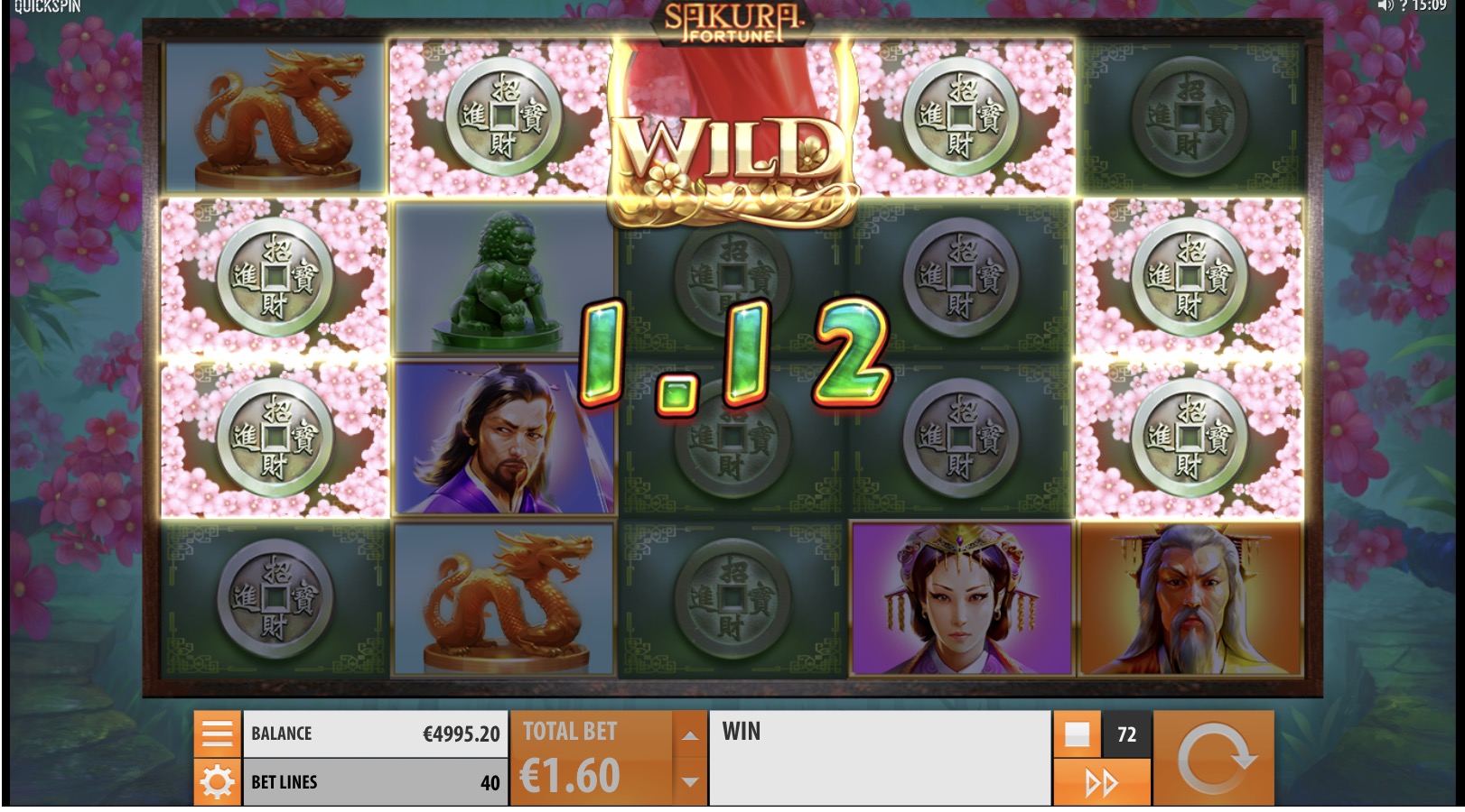 Функция респинов с заблокированными Wild-символами в Sakura Fortune на платформе Pokerdom